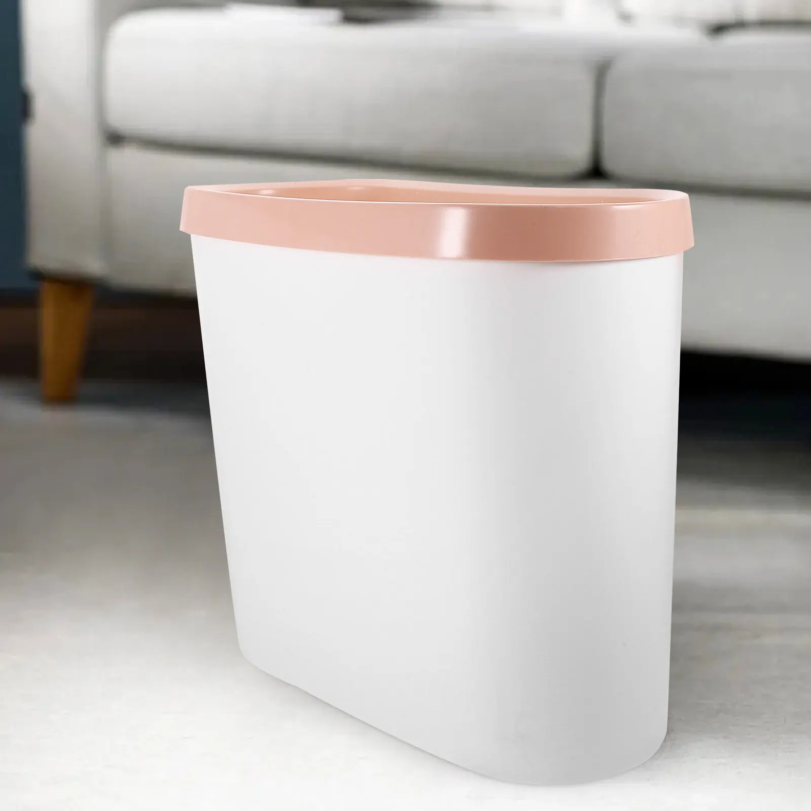 

1 шт. Креативное мусорное ведро с широким горлом, большой емкости, для кухни, ванной, спальни, прачечной, гостиной, для хранения бытовых отходов, из полипропилена