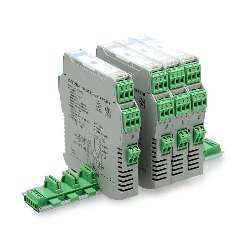 Isolated Safety Barrier Signal Isolator 1 Input 3 Outputs RTD TC RS485 MODBUS RTU 4 to 20mA Pt100 Cu50 Cu100 T E J K N R S B