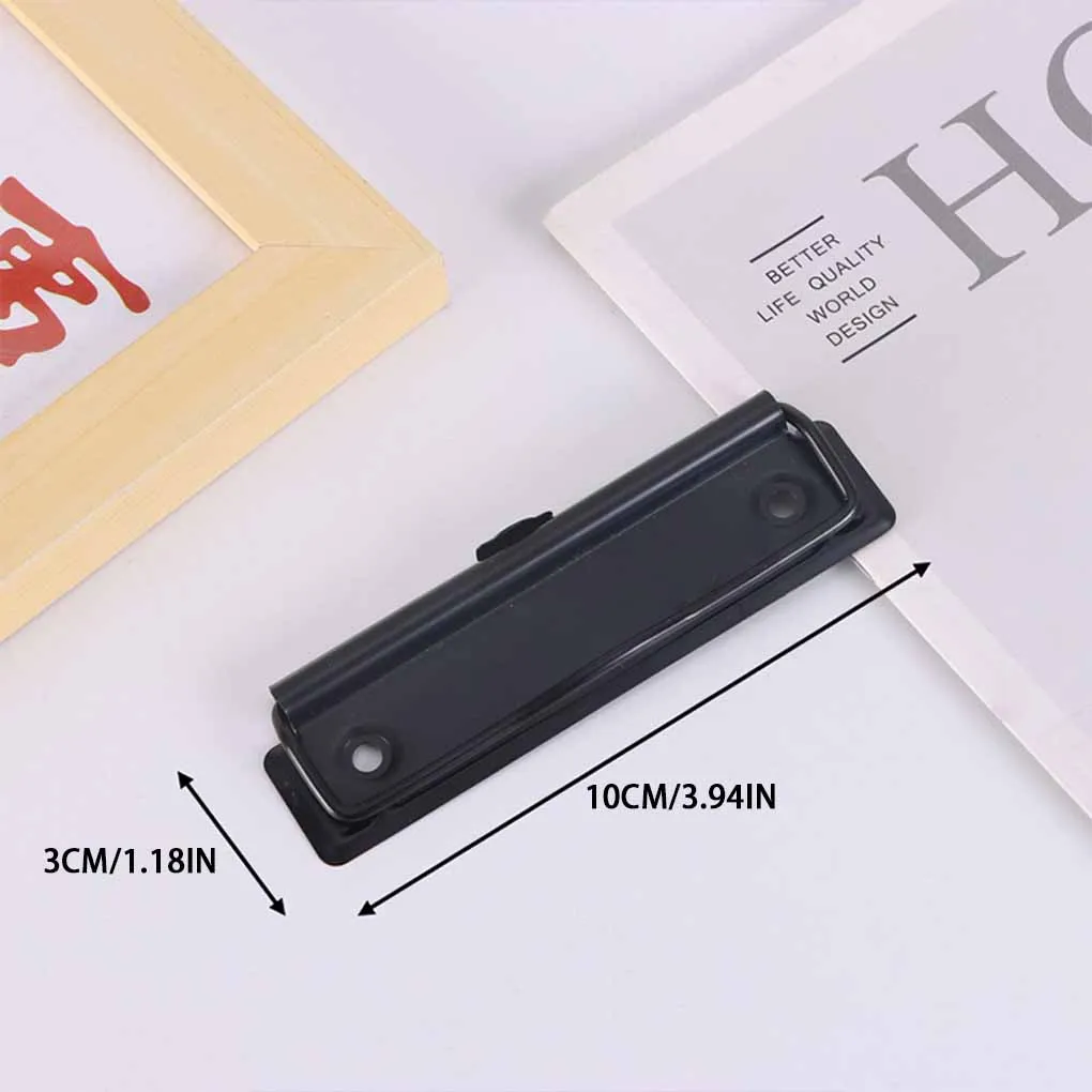 10/12cm 10PCS Portable School Office Drawing Writing Spring Metal Board Clips Folder Office Supplies Binder Drawing Board Clip