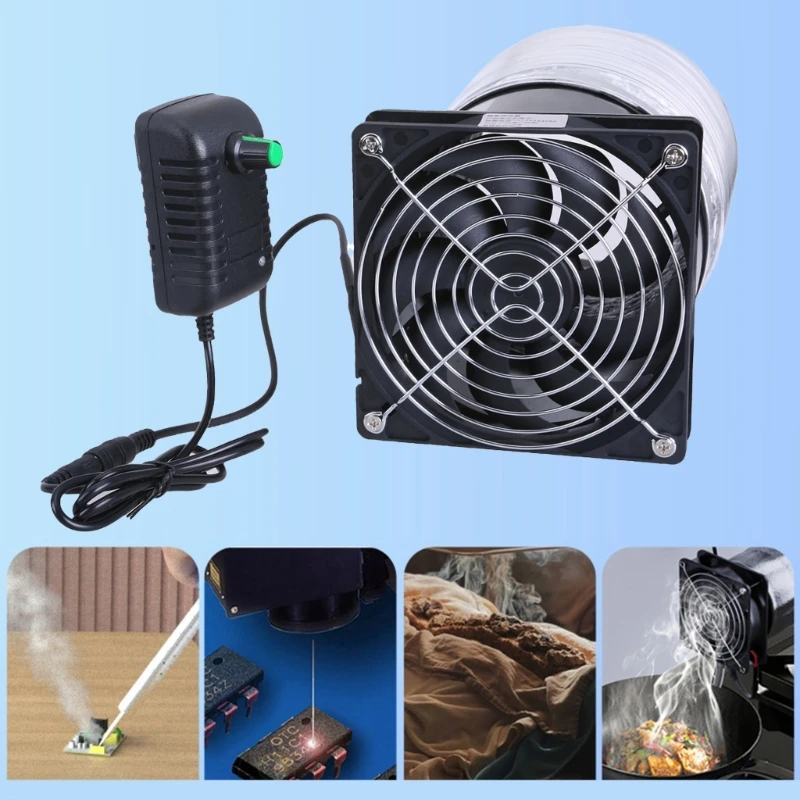 4.7 Polegada circular exaustor multifuncional poderoso exaustor muteduct dropship