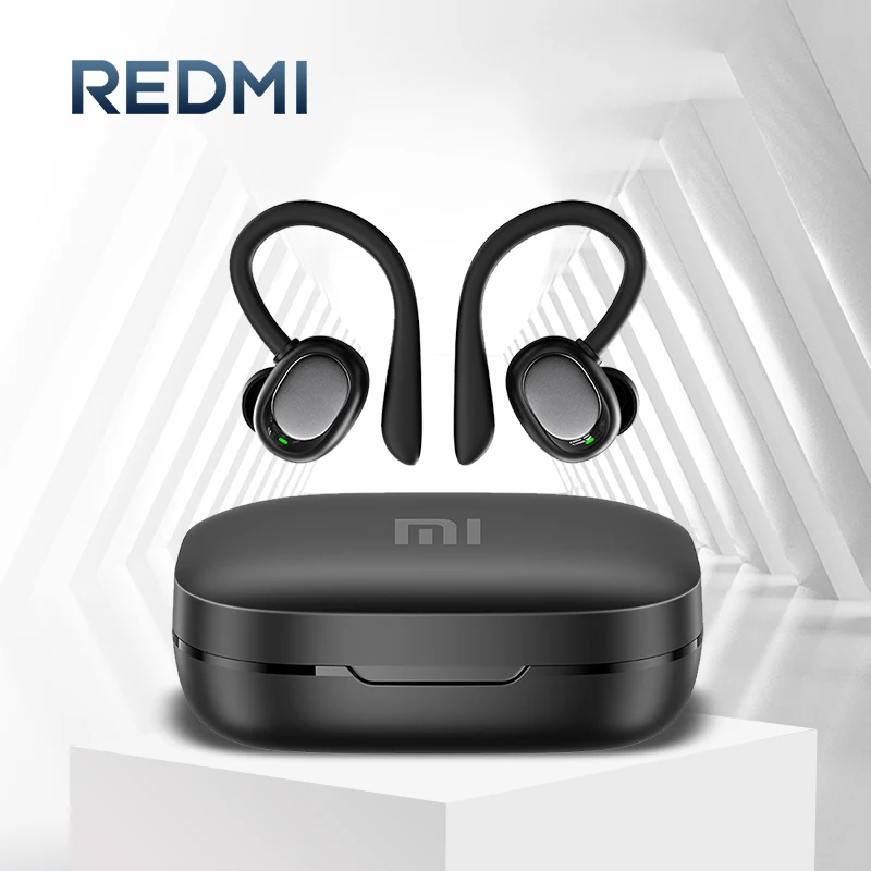 

Redmi Ear Hook Headphones TWS Wireless Earphones HiFi Stereo Waterproof Headsets LED Display Long Standby Touch Earbuds