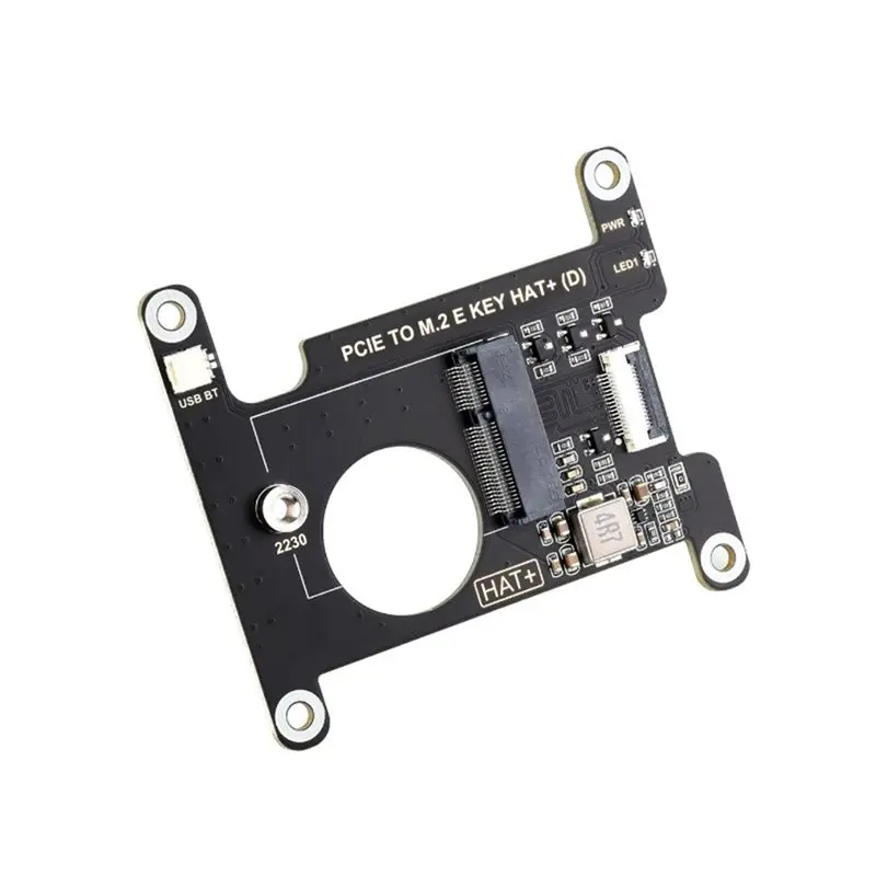 Reliable-For Raspberry Pi 5 PCIE To M.2 E KEY HAT+ Pcie Adapter Card,For Raspberry Pi 5 PCIE To M.2 E KEY HAT+ Pcie Adapter Card