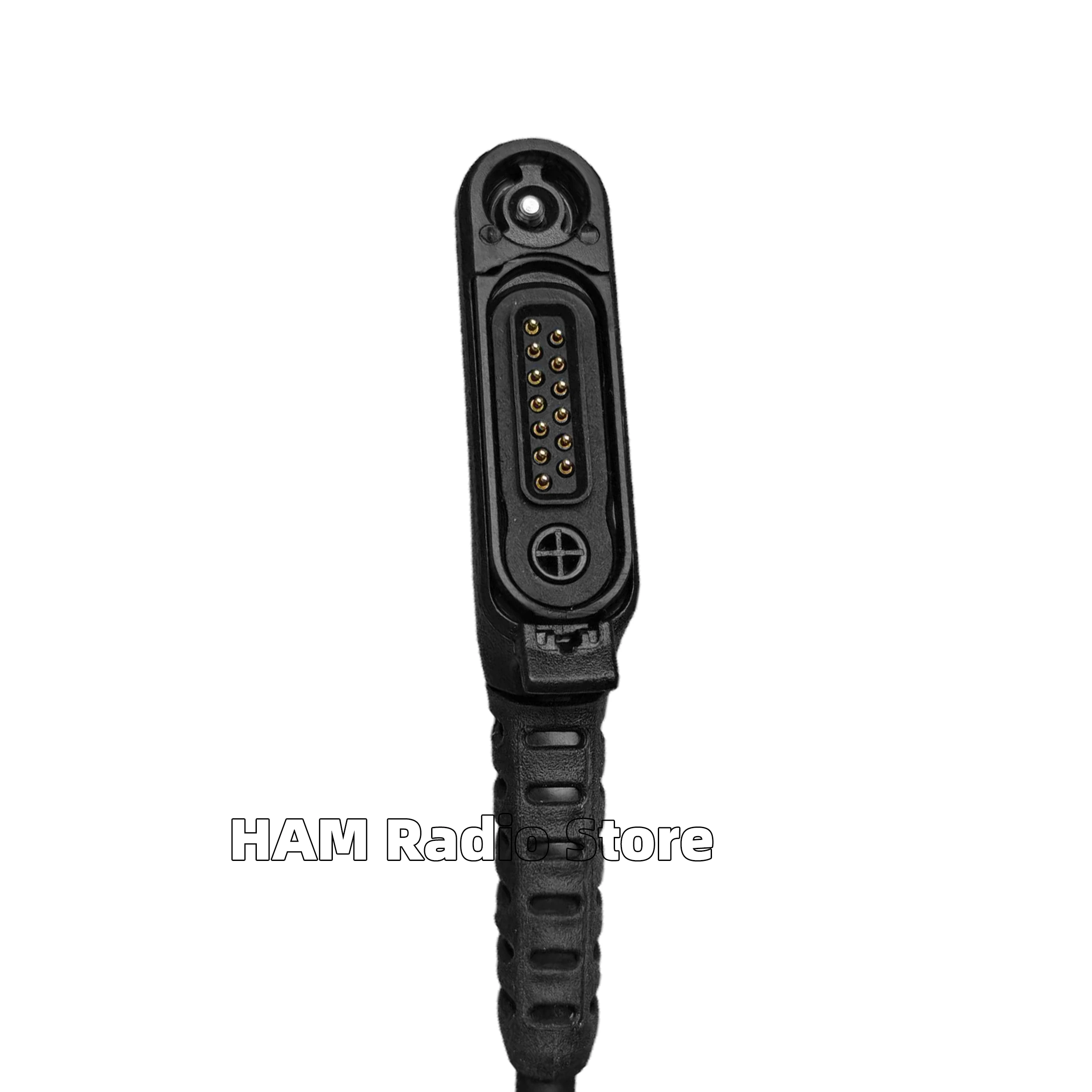 Air Tube Earpiece Mic PTT Earphone Compatible with Motorola R7 R7A ION APX-N30 APX-N50 APX-N70 Walkie Talkie Radio Accessory