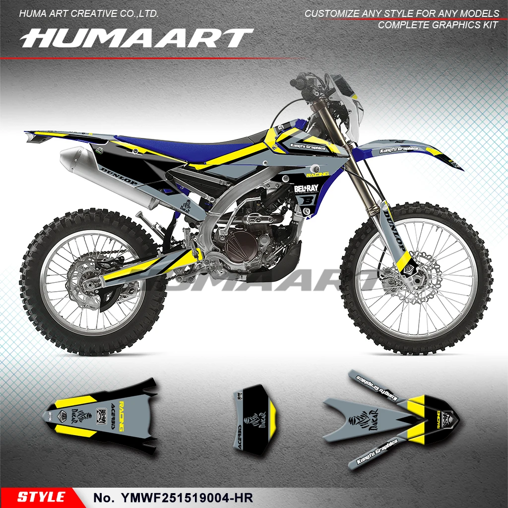 

Липкая наклейка huпера для Yamaha WR250F 2015 2016 2017 2018, YMWF251519004-HR