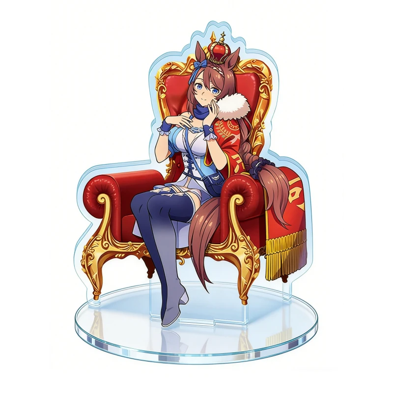 Anime Uma Musume Pretty Derby Acrylic Stand Cinderella Gray figure Stand Plate Cosplay Prop Decor Gifts 15cm - Image 5