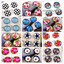 Vendita calda 20 pz/lotto 12 millimetri Handmade Photo Cabochons di Vetro A Cupola per Gioielli FAI DA TE Che Fanno