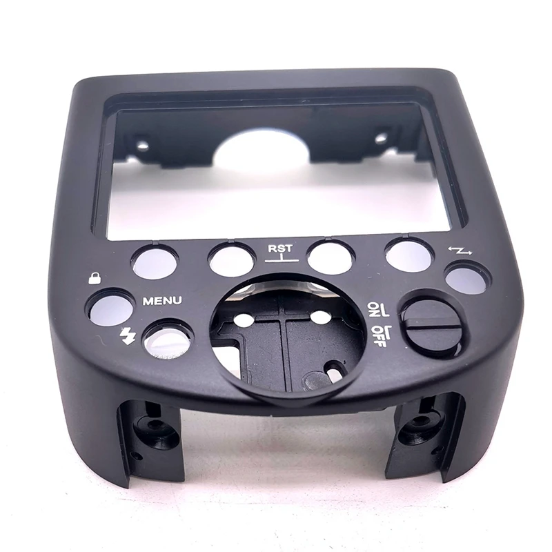 Cubierta trasera Speedlite Flash + función de modo, panel de botones de selección, tablero de llave de rueda para Godox V1 sin botones