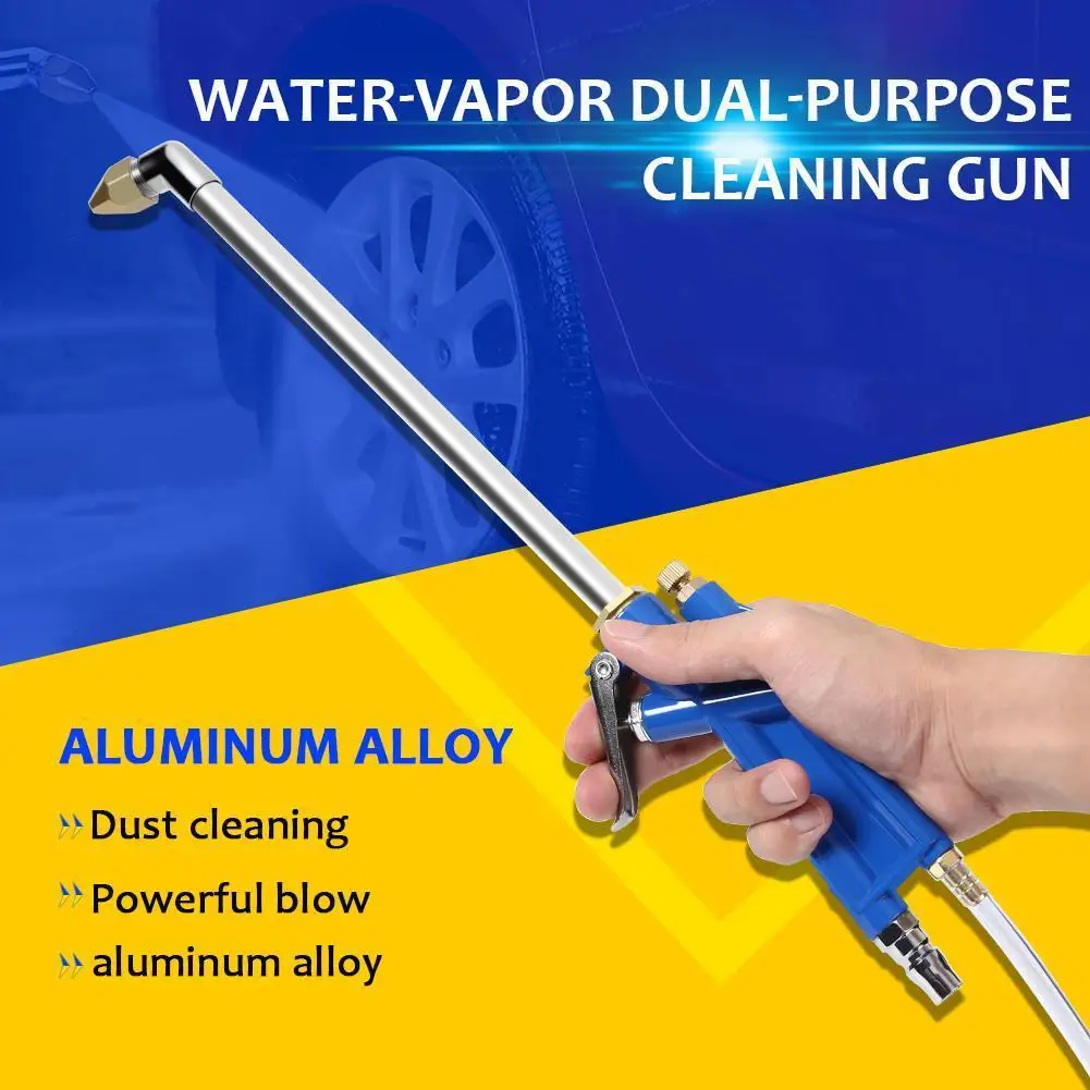 

Aluminum Alloy Siphon Air Engine Cleaning Pneumatic Oil Cleaner Degreaser with 3.9ft Hose for Dust Blowing and Painting