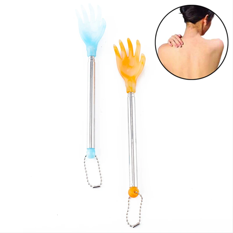 New Telescopic Scratcher Tickle Stainless Steel Back Massage Itch Anti Massage Stick