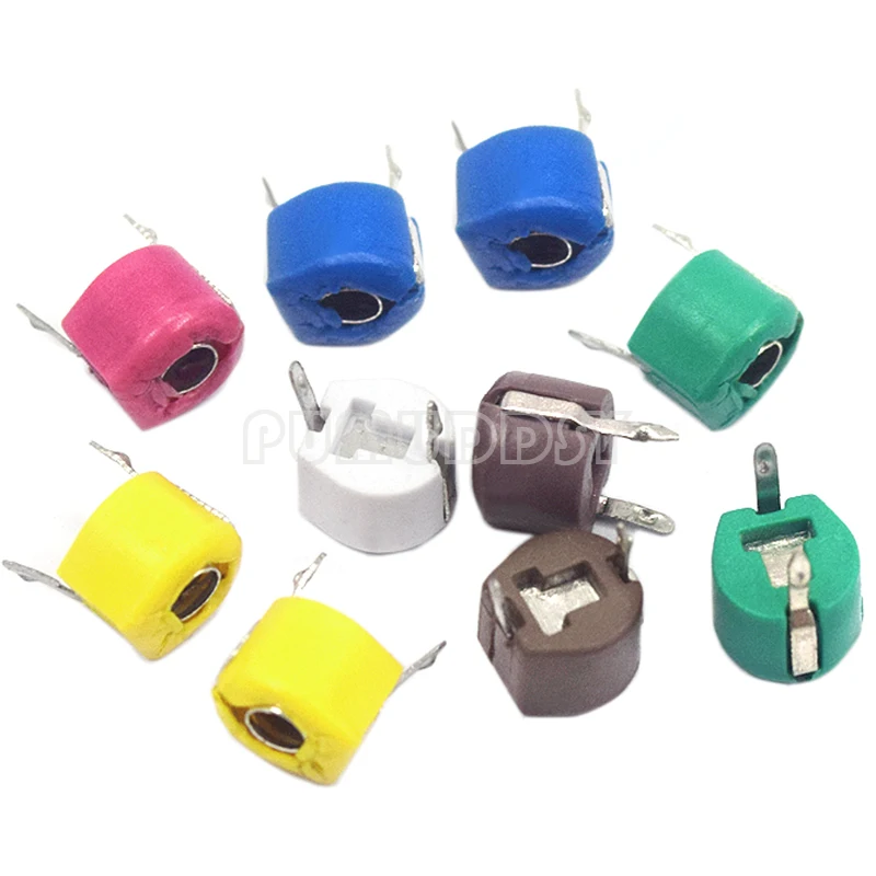 20PCS JML06-1 6mm 5PF 10PF 20PF 30PF 40PF 50PF 60PF 70PF 120PF Trimmer Adjustable Capacitor 5P 10P 20P 30P 40P 50P 60P 70P 120P