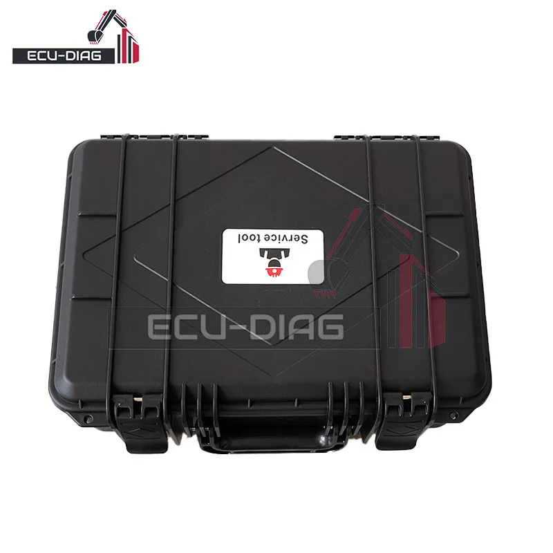 

Ящик для инструментов, диагностический чемодан для инструментов, черный пластиковый ящик, удобный ящик для хранения инструментов для ремонта, защита от утолщения инструментов