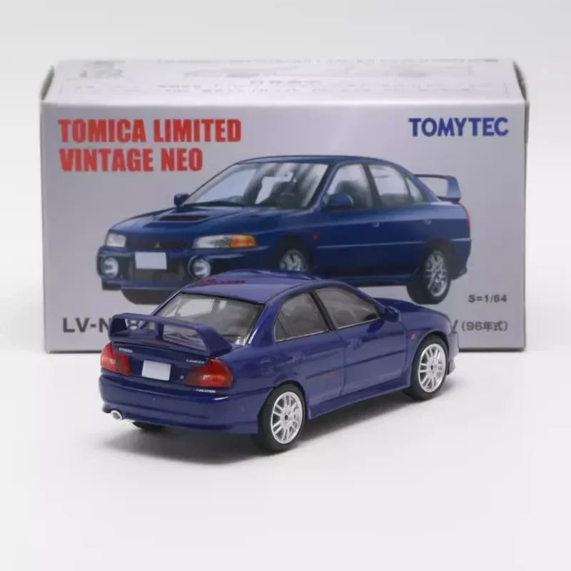 TAKARA TOMY TOMYTEC Tomica 1/64 TLV-N186e Mitsubishi Lancer GSR Evolution IV Alloy Toy Motor Diecast Metal Model Gifts