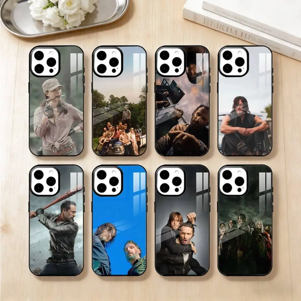 

Чехол для телефона TWD T-The Walking Dead для iPhone 14,16,15,13,17,12,Plus,Pro,Max, магнитный, матовый, для Magsafe