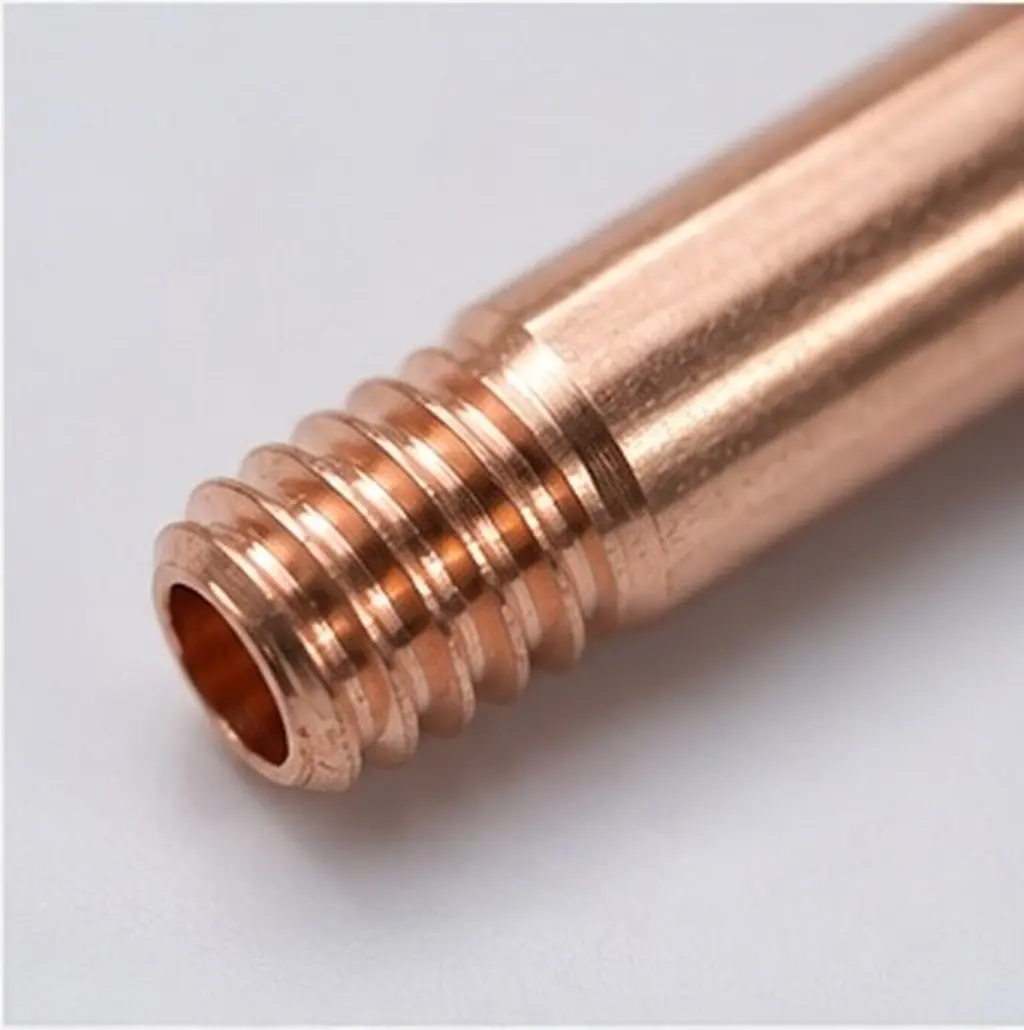1Set Electric Welding Accessories Kit Red Copper -15Ak Welding Nozzle Connecting Rod Gas Shielded Torch Handle Compatible