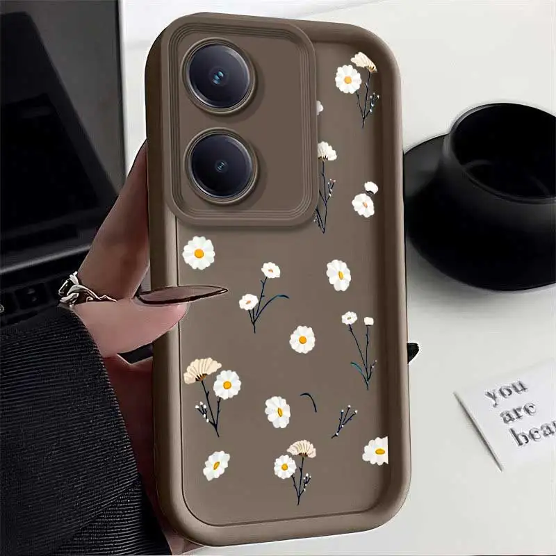 Y100 Floral Shadows Sky Eye Ladder Phone Case For VIVO Y91 Y91i Y89 V29 V29Pro V27 V25 V23 V21 X90 X90Pro X80 X70 Cover