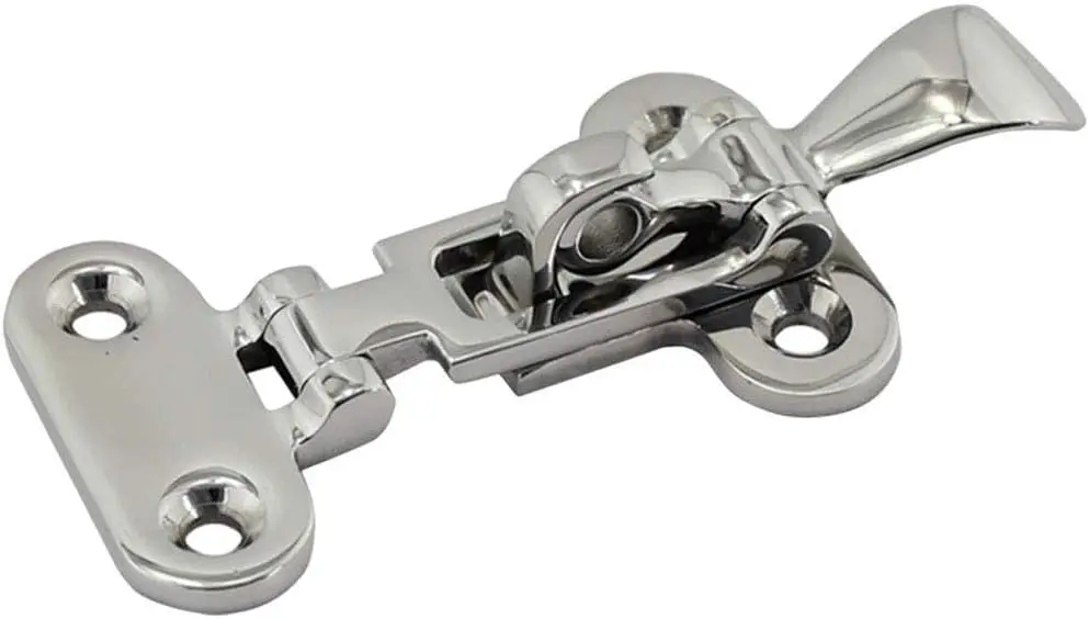 

Замок-защелка из нержавеющей стали 316 для дверей прицепов и яхт, антивибрационный фиксатор для люков и ящиков на лодках, сверхмощный морской крепежный зажим