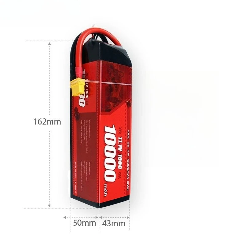 10000mAh 11.1V 3S 100C For Model Cars Model Boats Climbing Model Vehicle Batteries