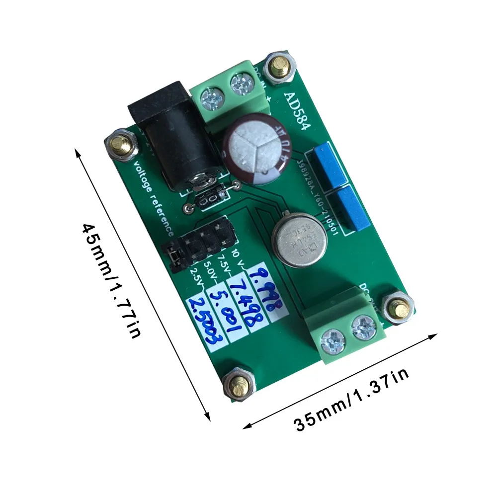 AD584 Voltage Reference Board Precision Calibration 4 Channel DAC ADC Replace Work on 2.5V/7.5V/5V/10V for Multimeter Voltage