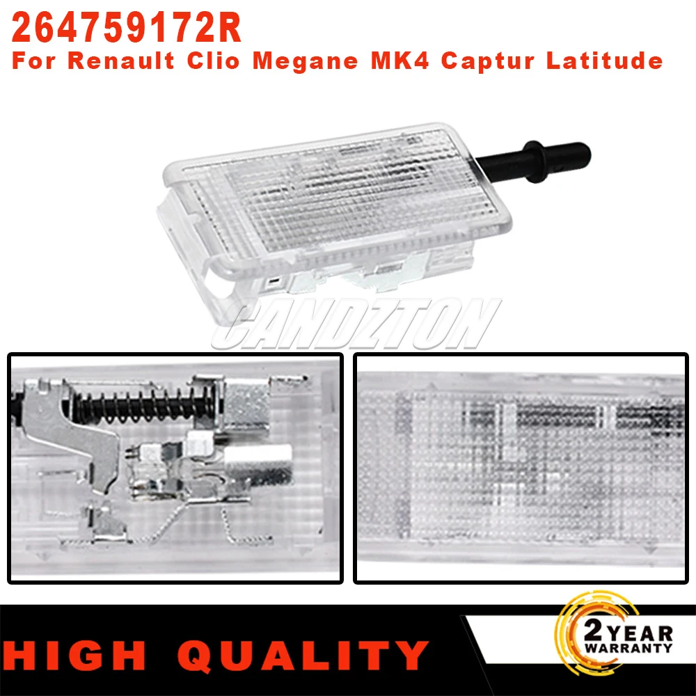 For Renault Clio Megane MK4 Captur Latitude 1Pc New Dashboard Drawer Glove Box Storage Box Light 12V 264759172R Car Accessories