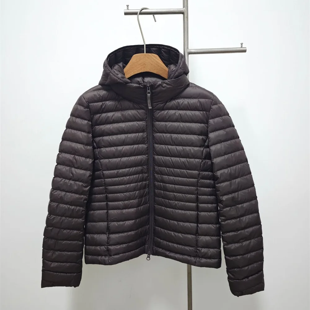 2025 inverno feminino leve para baixo jaqueta quente fino ajuste com capuz jaqueta y2k nova moda de alta qualidade outerwear sutiã