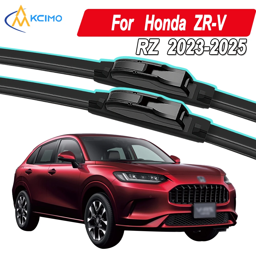 شفرات ممسحة السيارة من السيليكون لهوندا ZR-V RZ 2023-2025 - شفرات ممسحة صامتة لجميع الأحوال الجوية، مشبك سريع التحرير