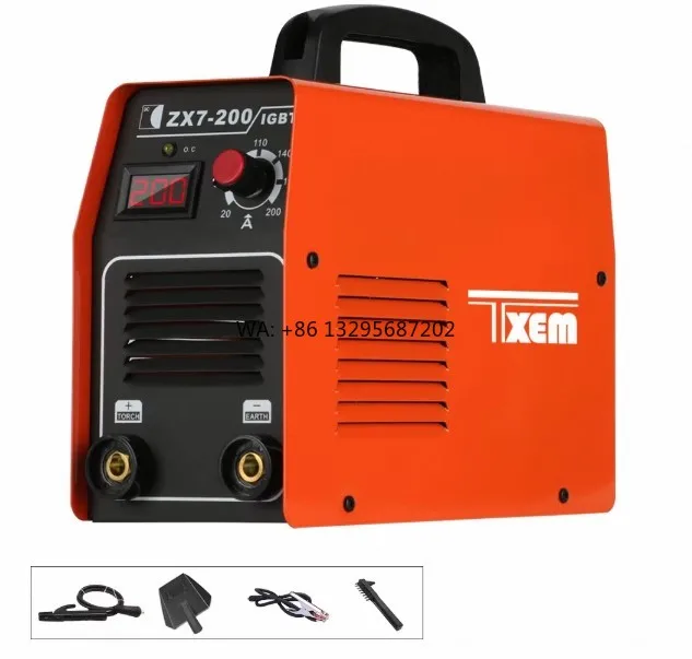 

TXEM 220v 200 Amp Portable Mini ARC Welders for Home Use Manual Metal Arc IGBT Stick Welder Machine