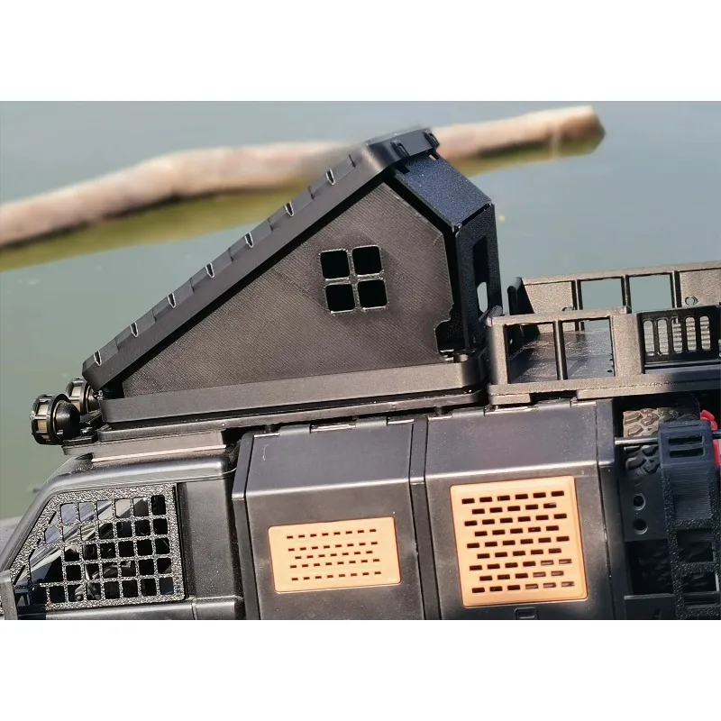 1/12 Scale MN-82S RC Crawler Foldable Roof Top Tent, Bolt-On Off-Road Truck Scale Model Upgrade Part