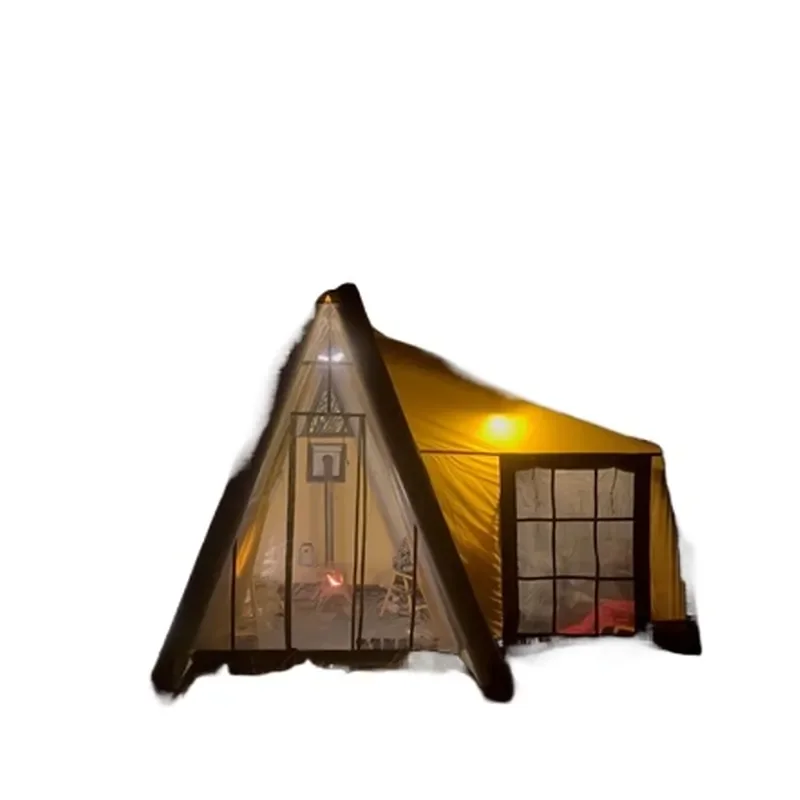 Portable Inflatable Camping Tent Comfortable Outdoor Shelter House for Going Out Easy Setup Air Tent