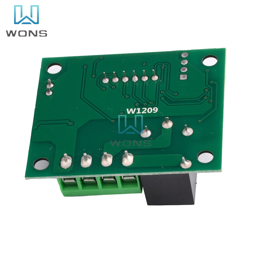 W1209 Digital Display LED Thermostat Controller Module Temperature Control Switch NTC High-Precision And Waterproof Sensor Probe