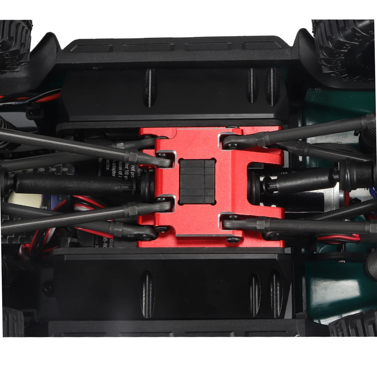 1/18 TRX4M CNC سبائك الألومنيوم قاعدة لوحة متوسطة موجة صندوق ترقية قاعدة