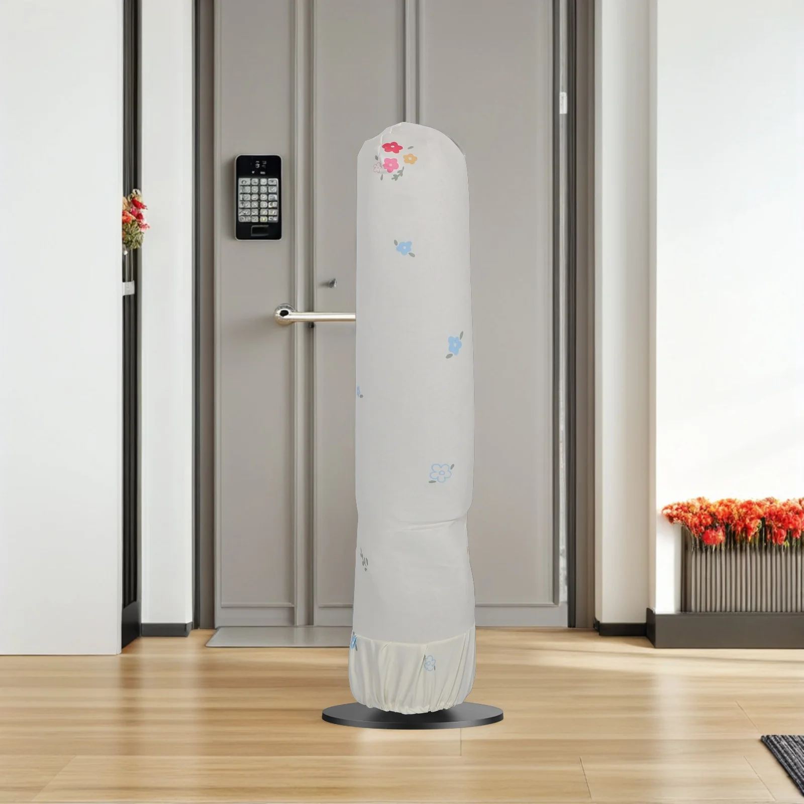 غطاء مقاوم للغبار بمروحة برجية قابلة للغسل - واقي غبار من مادة القماش للمراوح الكهربائية الدائمة - مناسب عالمي وخفيف الوزن