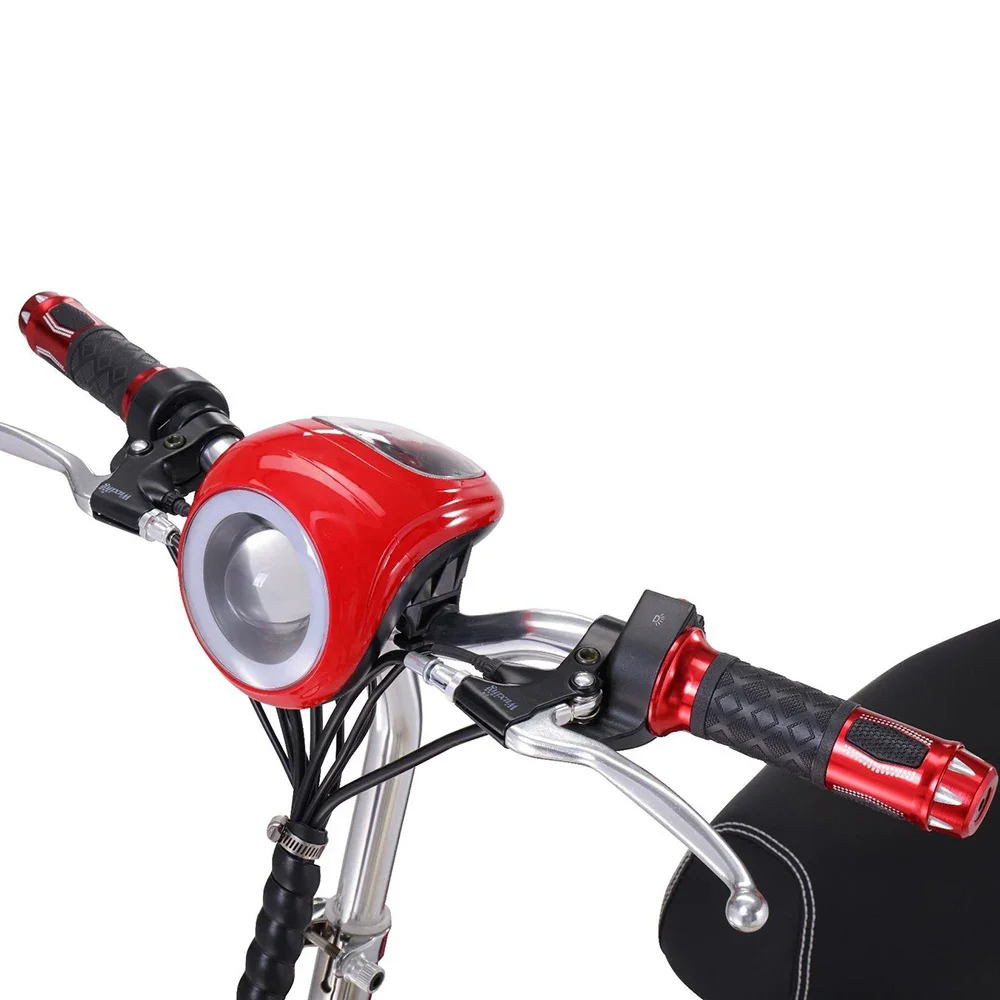 Moto électrique portable avec batterie au lithium pour enfants, ramassage et dépôt pliables, démarrage en un clic, 48V, 13A, 500W