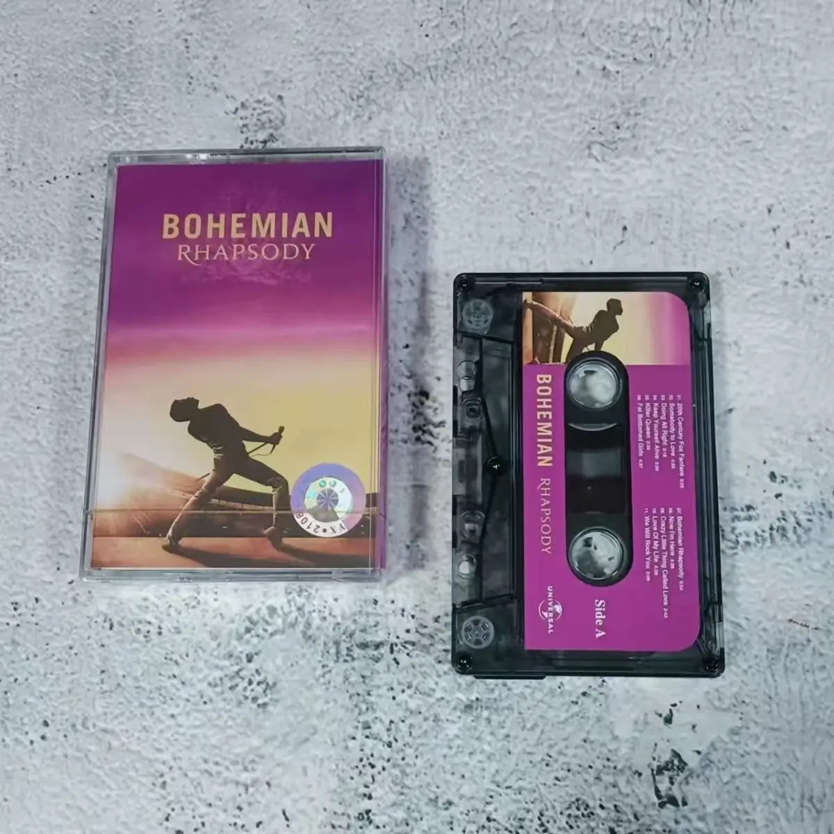 Movie Bohemian Rhapsody Queen Freddie Mercury Music Tape Greatest Hits OST Album Cassettes Cosplay Walkman Car Soundtracks Box