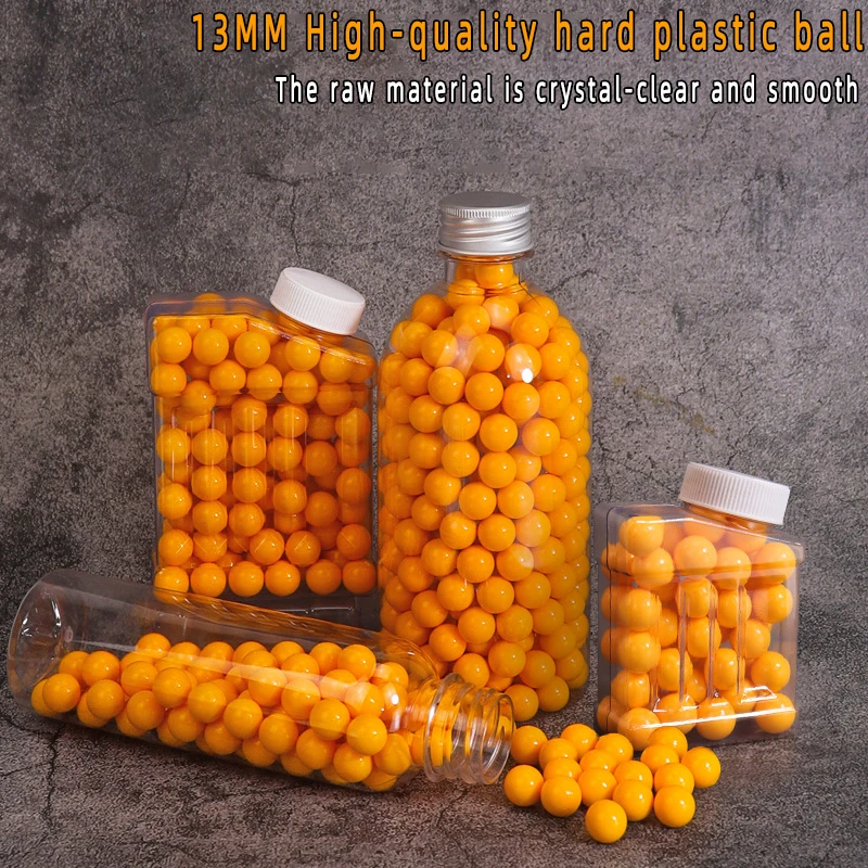 

A 13mm Premium Hard Plastic Solid Balls Round Pellets for Toy Gun Outdoor Shooting Game Accessories