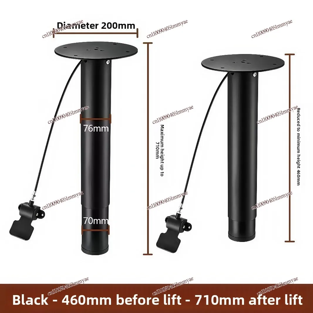 360 Degree Rotatable Multi-functional Desktop Vertical Furniture Lifter Sofa Armrest Pneumatic Lifting Rod