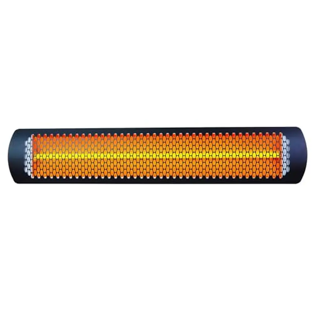 

Electric Radiant Patio Heater 2000W Energy Efficient Steel Tower BH0420030 Black Finish Indoor Outdoor Usage Weight 19.8lbs Heat