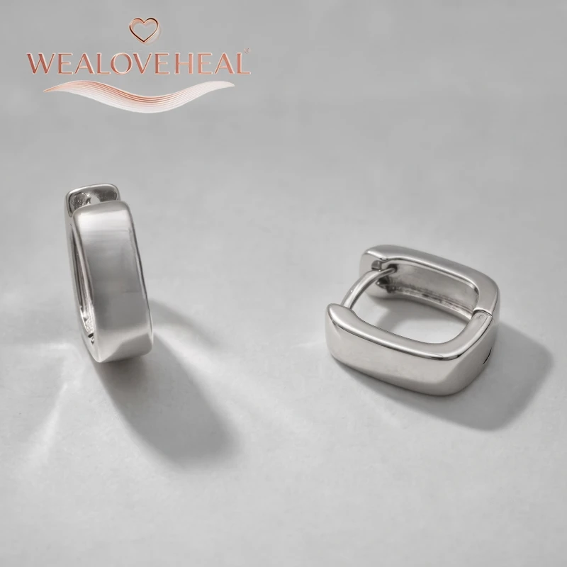 ohrringe damen, ohrringe, Rhodium-Plattierte Messing Geometrische Kleine Creolen für Damen 2026 Trendige Einfache Huggie Runde Ohrringe Geburtstags-Party Schmuck Geschenk – Detail 17