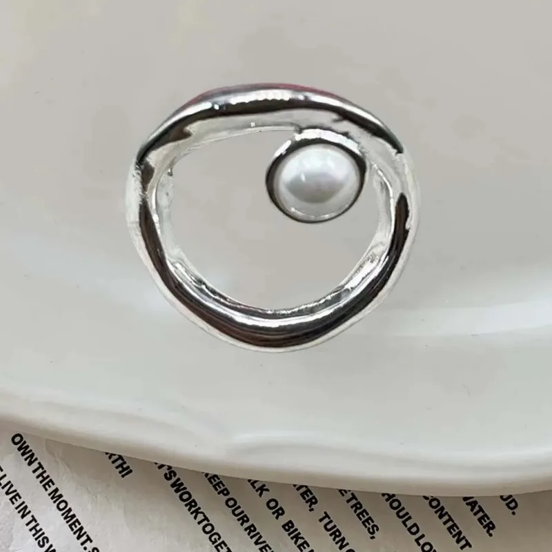 مجموعة خواتم صيفية أنيقة كلاسيكية على طراز القصر لعام 2025 من اللؤلؤ/الفيروز – إكسسوارات للأزواج، هدية عيد الحب