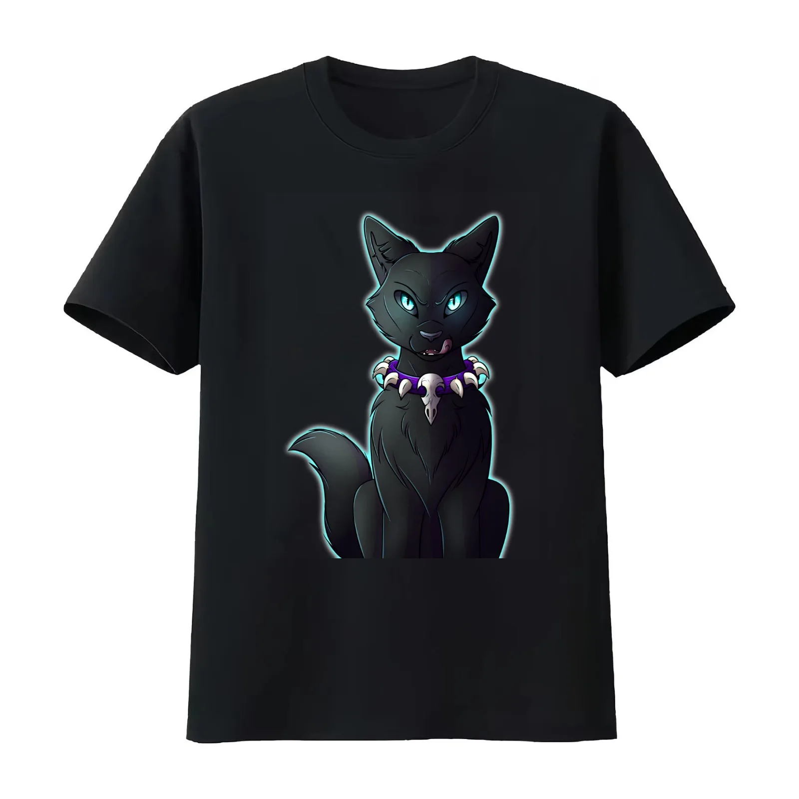 Scourge T-Shirt Summer Casual Cotton Tee Oversized Streetwear Tops Vintage Graphic Print Loose Fit Short Sleeve 100% Cotton
