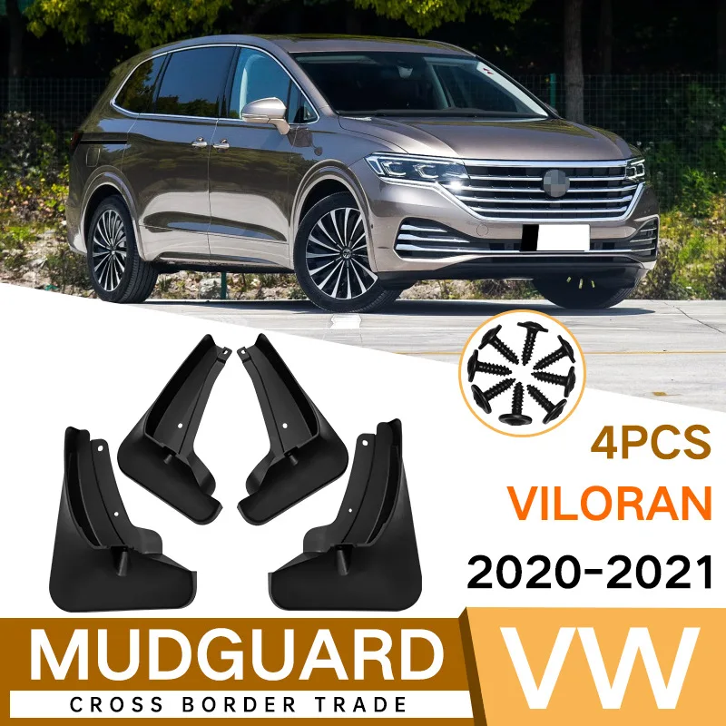 

For Volkswagen Viloran 2020-2021 Car Molded Mud Flaps Splash Guards Mudguards Front Rear Styling Front Rear Car Accessories