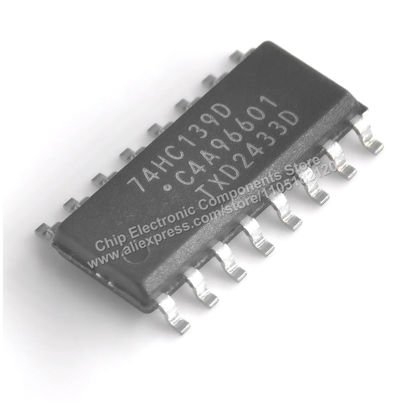 （5 PCS）Original IC 74HC139D 74HC139D,653 Dual 2-to-4 line decoder/demultiplexer chip, SOIC-16 package