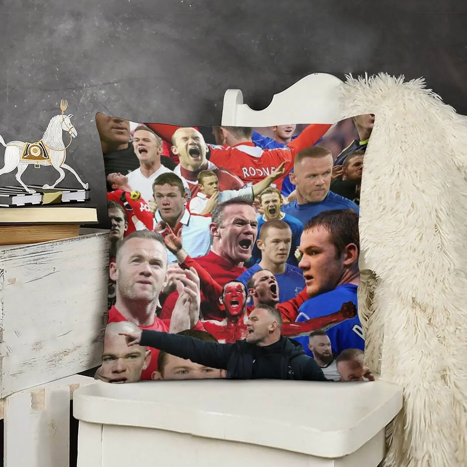 

Wayne Rooney Throw Pillow Decorative Sofa Cushions covers for pillows Decorative Cushions For Luxury Sofa Cushion Cover pillow