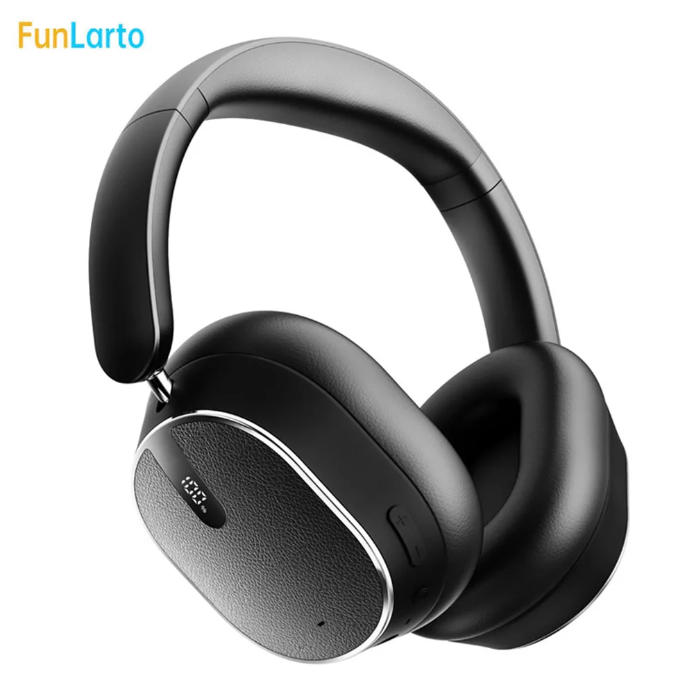 

Bluetooth Headphones Active Noise Cancelling Wireless Over Ear Headphones 50 Hrs Playtime High Sound Quality Foldable Headphones