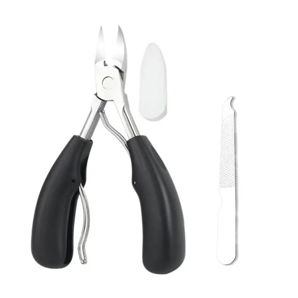 New Curved Nail Clippers Foot Care Black Paronychia Remover Stainless Steel Manicure Tools Ingrown Toenail Correction Nippers