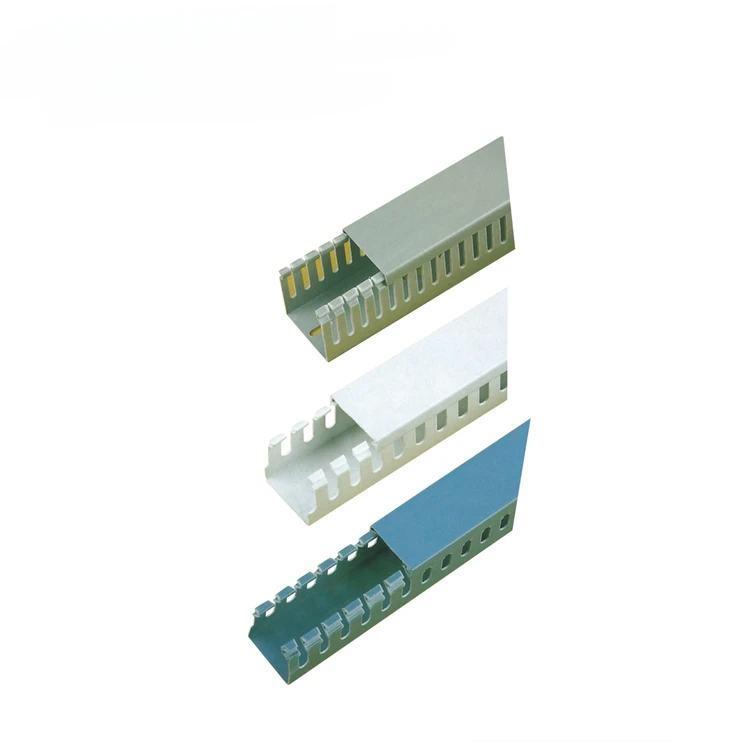 

Hot Sales PVC Material Wiring Duct Trunking Slotted Cable Tray