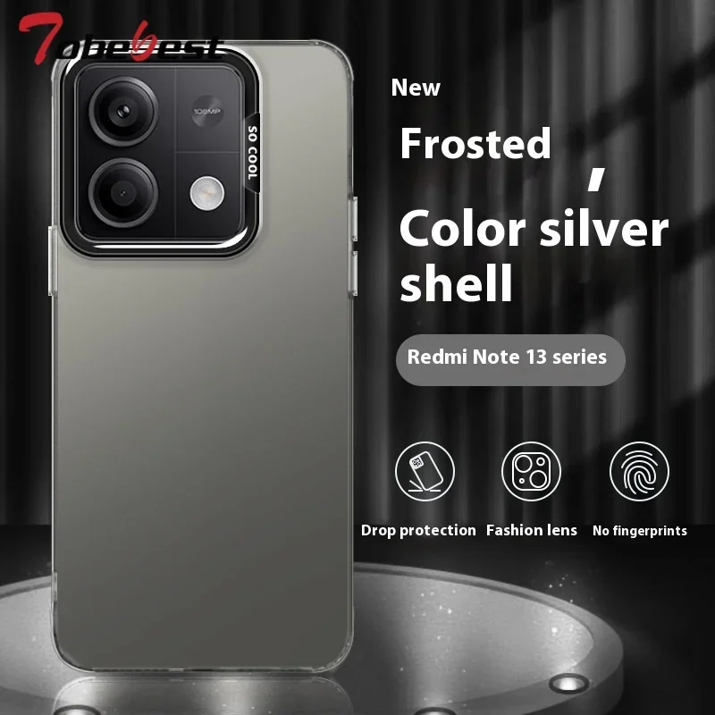 Armor Shockproof Laser Aurora Case For Xiaomi Redmi Note 14 14C 13 13C 12 12C 11 11S 10 10C 10A Pro Plus Matte IMD Cover