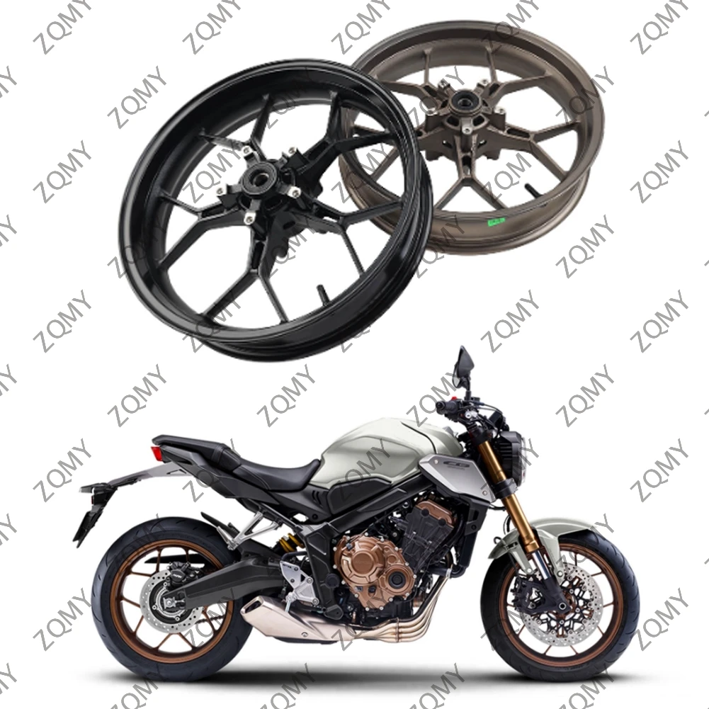 Black/Bronze Aluminum Motorcycle Front Wheel Rim For Honda CB650R CBR650R 2019 2020 2021 2022 2023