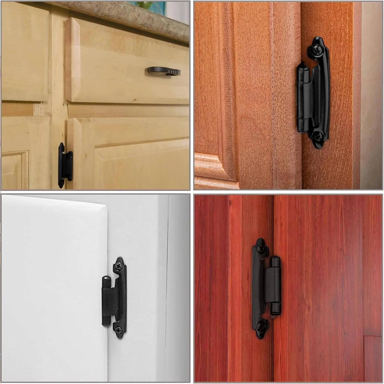 Heavy Duty Cabinet Door Hinges Soft Close Cold Rolled Steel Easy Install for Kitchen Cabinets Hardware