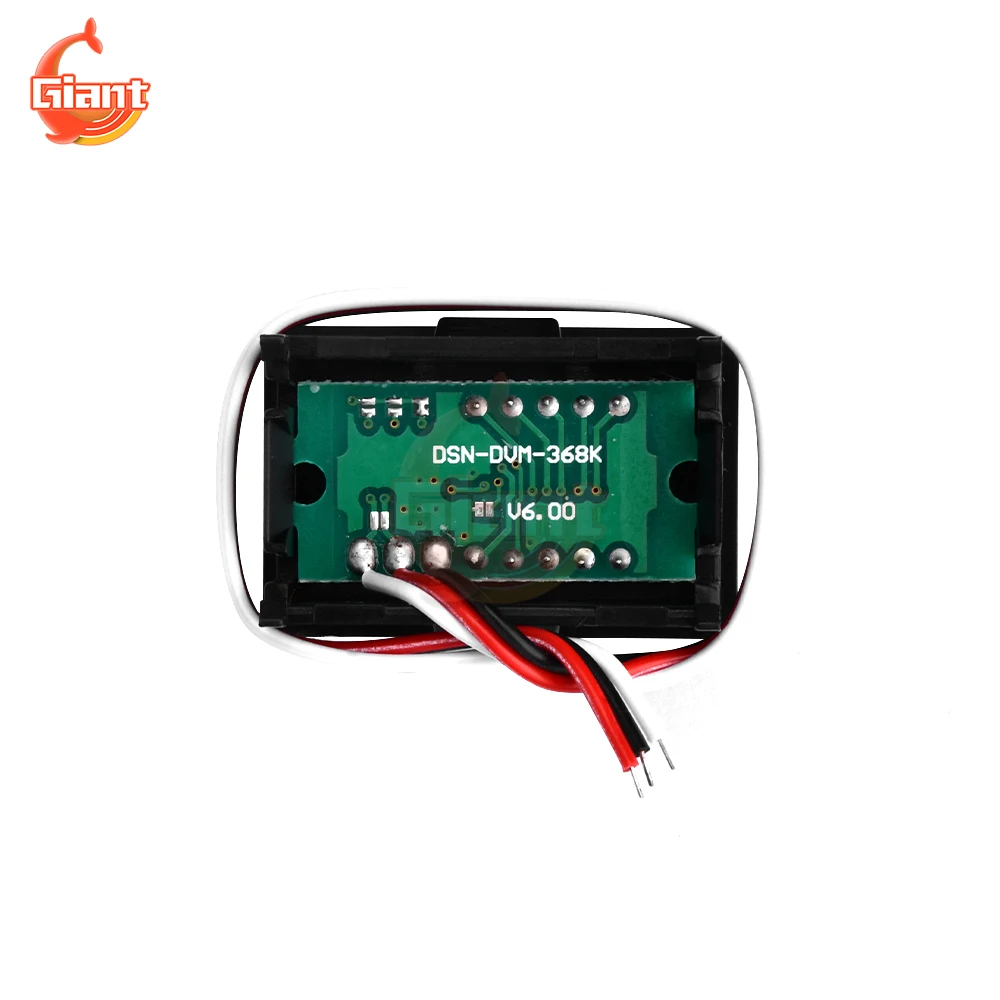 Voltmetro digitale da 0.36 pollici DC 3-30V voltmetro voltmetro Tester indicatore Display a LED voltmetro a 3 fili strumento per autoveicoli