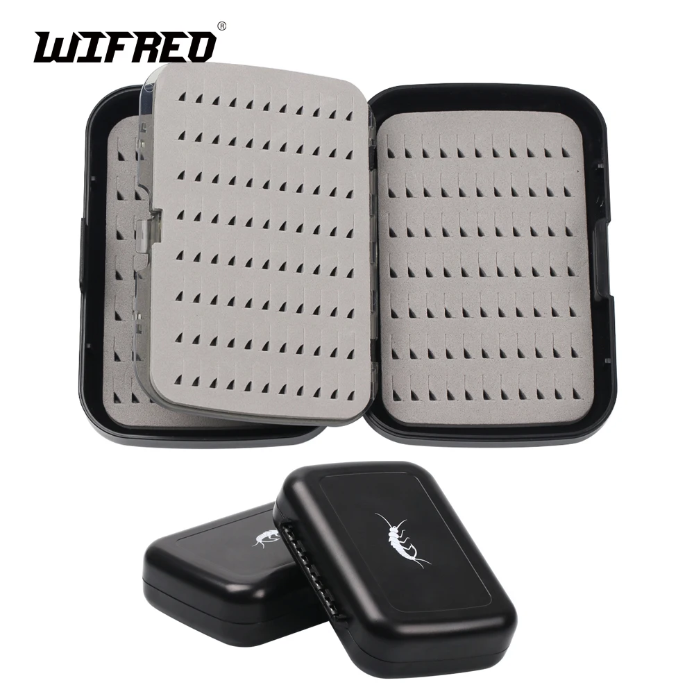 Wifreo Fly Fishing Flies Box Waterproof Trout Bass Nymph Flies Collect Box Fishing Tackle Hook Storage Tackle